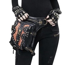 Motorcycle Drop leg Thigh Bag Men Waist Bags Women Steam Crossbody Bag  Hip Belt - £159.33 GBP