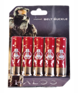 Halo 3 8 Gauge Masterchief Belt Buckle Brand New Still Sealed Rare Limited - $461.28 MXN