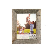 12��� X 16��� Rustic Farmhouse Gray Wood Frame - £65.84 GBP