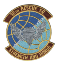 4.12&quot; Air Force 38TH Rescue Squadron Strength And Honor Embroidered Patch - £22.90 GBP