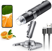 Wireless Digital Microscope, Skybasic 50X-1000X Magnification Wifi Portable Hand - £65.89 GBP