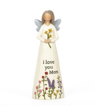 &quot;I Love You Mom&quot; Angel Figurine - £10.37 GBP