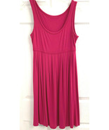 BCBG MAX AZRIA Sz S Pink Knit Empire Waist Sundress Dress Women's - £6.99 GBP