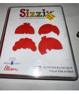 sizzix 38-0102 doll boy hair set #1 - $10.84 CAD