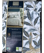 William Morris Bird &amp; Pomegranate - Ochre King Duvet Set 3 ~New~ - $1,837.34 MXN