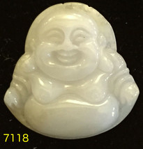 Natural Untreated Jade Tablet/Pendant (7118) - $14.20