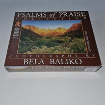 Psalms Praise 1000 Pc Jigsaw Puzzle Towers of Virgin Zion National Park SEALED - £19.07 GBP