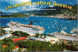 Charlotte Amalie Harbor St. Thomas USVI Postcard PC398 - £3.98 GBP
