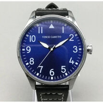 Vince Camuto  Blue face men’s watch Leather Strap - $1,393.23 MXN