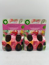 Air Wick Essential Mist Lush Honeysuckle &amp; Raspberry Refill LE 2PK x 2 - £15.25 GBP