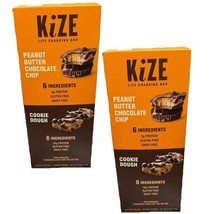 2 packs KiZE Life Charging Bar Peanut Butter Chocolate Chip&amp; Cookie Doug... - $56.50