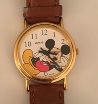 Lounging Resting Mickey Mouse Watch V501-6S70 Disney Watch - $40.00