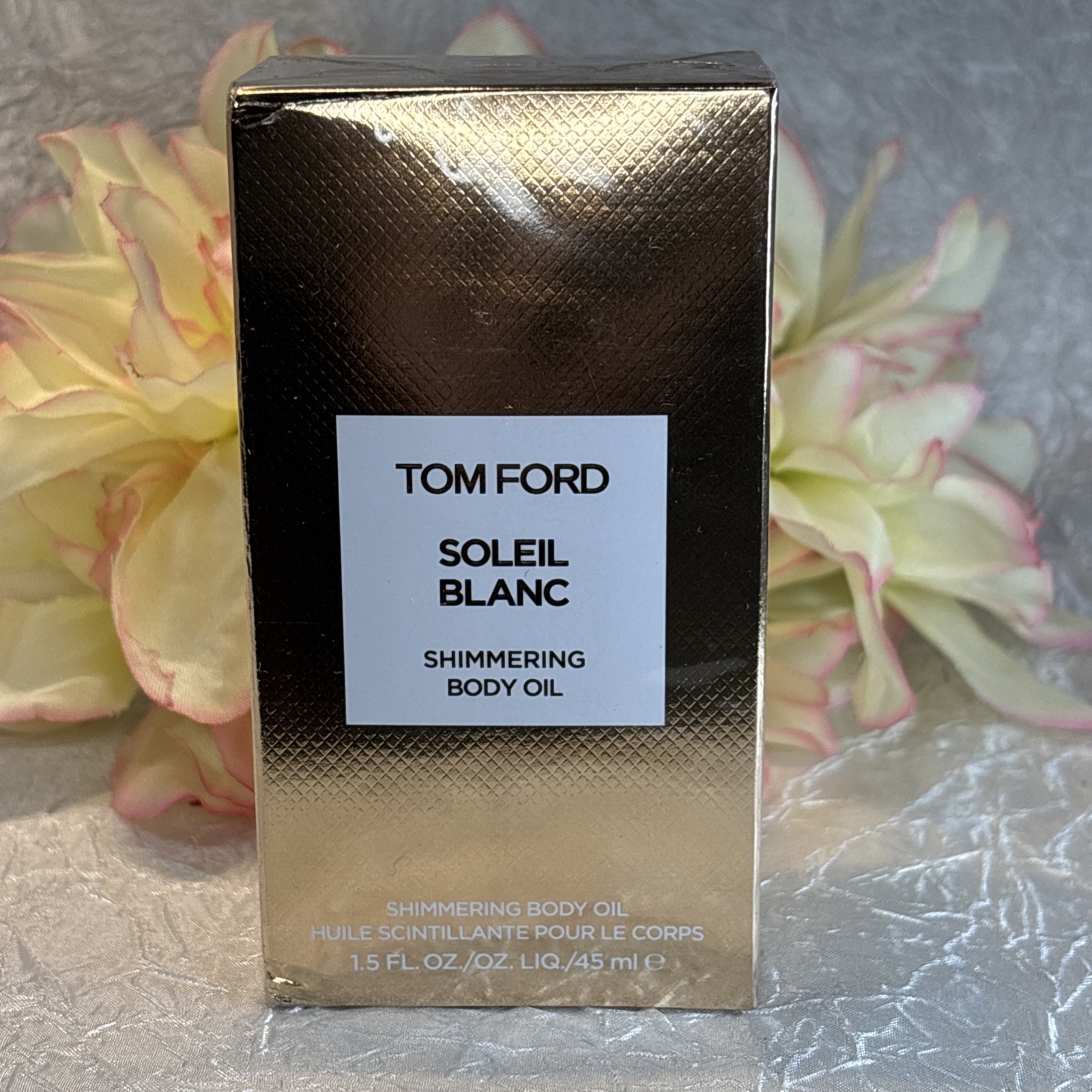 TOM FORD Soleil Blanc Shimmering Body Oil GOLD 1.5oz/45ml NIB Sealed Fre... - $27.67