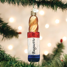 Old World Christmas Baguette French Bread Glass Christmas Ornament 32312 - £13.27 GBP