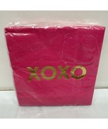 SLANT XOXO 5”x5” Pink Beverage Napkins 20 Ct - €6,39 EUR