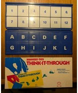 Discovery Toys Think It Through 12 Tile Set &amp; Sample Instruction Book 1989 - £13.86 GBP