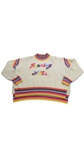 Mira Mikati Running Late Sweater Women&#39;s 6 Wool Blend Multicolored  - £158.26 GBP