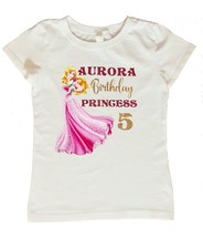 Aurora Birthday Shirt, Sleeping Beauty Birthday Shirt, Custom Aurora Shirt  - £13.03 GBP+