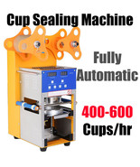 Fully Automatic Cup Sealer Sealing Machine 400-600 Cup/hr Boba Coffee Bu... - $633.98 CAD