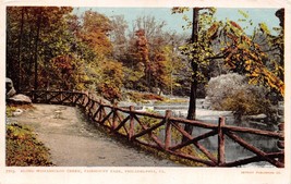 Philadelphia Pennsylvania ~ Fairmont Park ~ Lungo Wissahickon Creek Postcard - £6.69 GBP