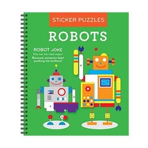 Sticker Puzzles Robots Publications International Ltd/ Brain Games/ New Seasons - £9.59 GBP