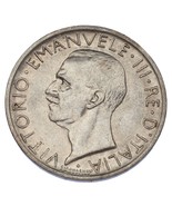 1927-R Italia Argento 5 Lire IN Au Condizioni Km #67.2 - $31.19