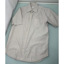 Vintage Biem Men Shirt Short Sleeve Button Up Single Stitch Size 48 Rare!! - £23.71 GBP