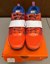 Nike Zoom Revis Knicks SZ. 8.5 Orange/White-GM Royal 555776-800 NEW IN BOX - $118.75
