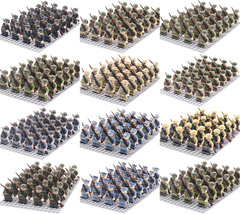 264pcs WW2 Periods 7 Countries Military Infantry Army Set Collectible Minifigure - £18.79 GBP+