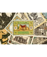 1920&#39;s Germany Notgeld Money 25pc City Views - Apolda, Bad Sachsa, Heili... - $104.94