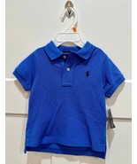 Polo Ralph Lauren Boys Short Sleeve Polo Shirt Blue Size 12M - New w/ Tags - $23.76