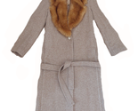 HELMUT LANG Womens Long Coat Detachable Clr Solid Warm Sand Size S G09HW407 - $170.24