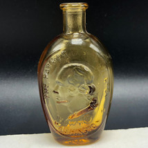 George Washington Wheaton Bottle Amber Glass Father Of Our Country Decanter Jar - £6.34 GBP