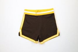 Vtg 60s 70s Mens Large Heavyweight Striped Knit Above Knee Basketball Shorts USA - £62.26 GBP
