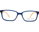 Miraflex Kinder Brille Rahmen Eros C.500m Blau Orange Rechteckig 48-16-130 - $74.43