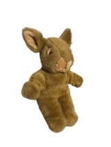 1986 Brown Bunny Rabbit Hare Plush The Manhattan Toy Company MTC Vintage 80s Toy - $23.63