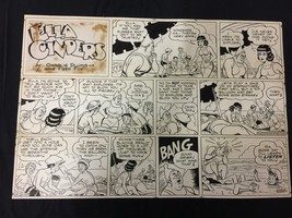 Ella Cinders Sunday Newspaper Original Comic Strip Art  September 11 1949 - £379.45 GBP
