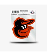 BALTIMORE ORIOLES LOGO REUSABLE STATIC CLING DECAL NEW &amp; OFFICIALLY LICE... - £3.89 GBP