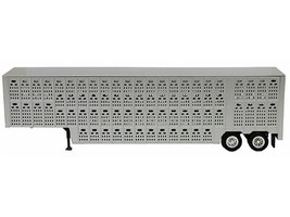 Livestock Trailer Silver 1/87 (HO) Plastic Model by Promotex - £36.45 GBP