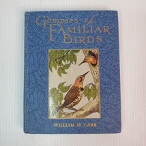 Glimpses Of Familiar Birds William Carr 1931 Vtg Guide Illustrated MISSING PAGE - $18.69