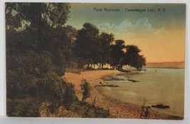 Canandaigua Lake NY Point Rochester Beach Scene 1911 to Hanover Pa Postcard R19 - £13.54 GBP