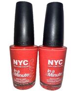 2- NYC In A Minute Nail Polish #273 PENN STATION PINK (New/Discontinued)... - $218.39 MXN