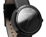 Nooka Negro Unisex Noche 360 Grado Giratorio Estuche Calidad Lujo Muñeca... - $171.75