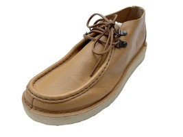 Clarks Originals Mens Desert Nomad Soft Brown Leather Crepe Sole Moccasins Boots - £75.41 GBP
