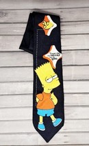 Ralph Marlin The Simpsons &quot;Trust Me I&#39;d Never Lie To You&quot; Tie USA Made Bart 1998 - £11.86 GBP