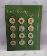 Vintage Alma Lynne Simply Country in Miniature Cross Stitch Patterns Gif... - £4.76 GBP