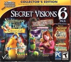 Secret Visions 6: Collector&#39;s Edition (6 Pack) (PC-DVD, 2013) - NEW in Jewel Box - $6.98