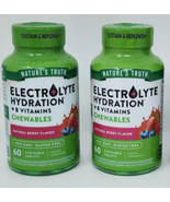 2x Nature&#39;s Truth Electrolyte Tablets | 60 Count | Hydration | Berry Fla... - $20.54 CAD