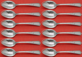 D&#39;Orleans by Towle Sterling Silver Teaspoon Set of 12 pcs 6&quot; Heirloom Fl... - $11,078.59 MXN