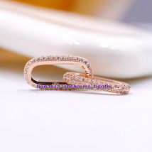 Me Collection Rose Gold  ME Styling Pavé Double Link Charm With Clear CZ ONLY Co - £9.42 GBP